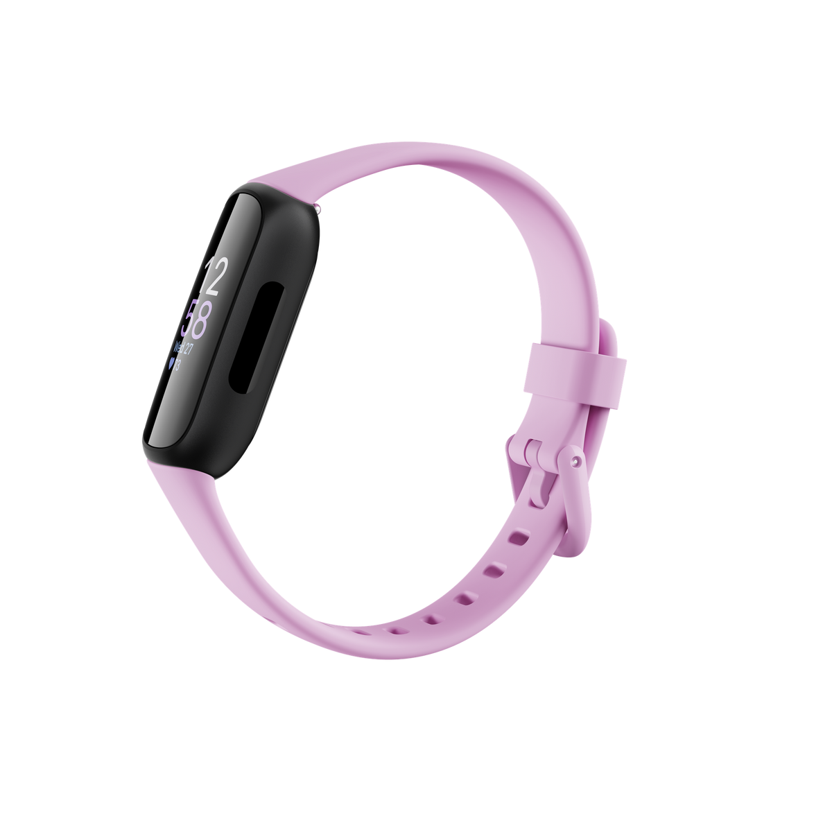 Fitbit Inspire 3, Lilac Bliss-Black, side