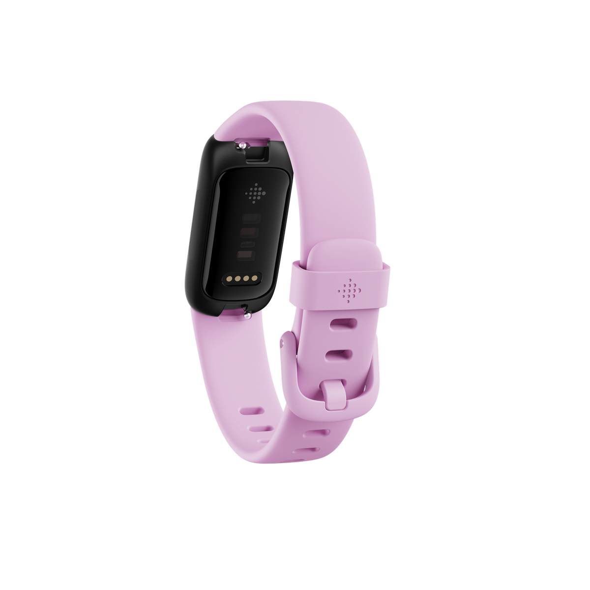 Fitbit Inspire 3, Lilac Bliss-Black, angled back