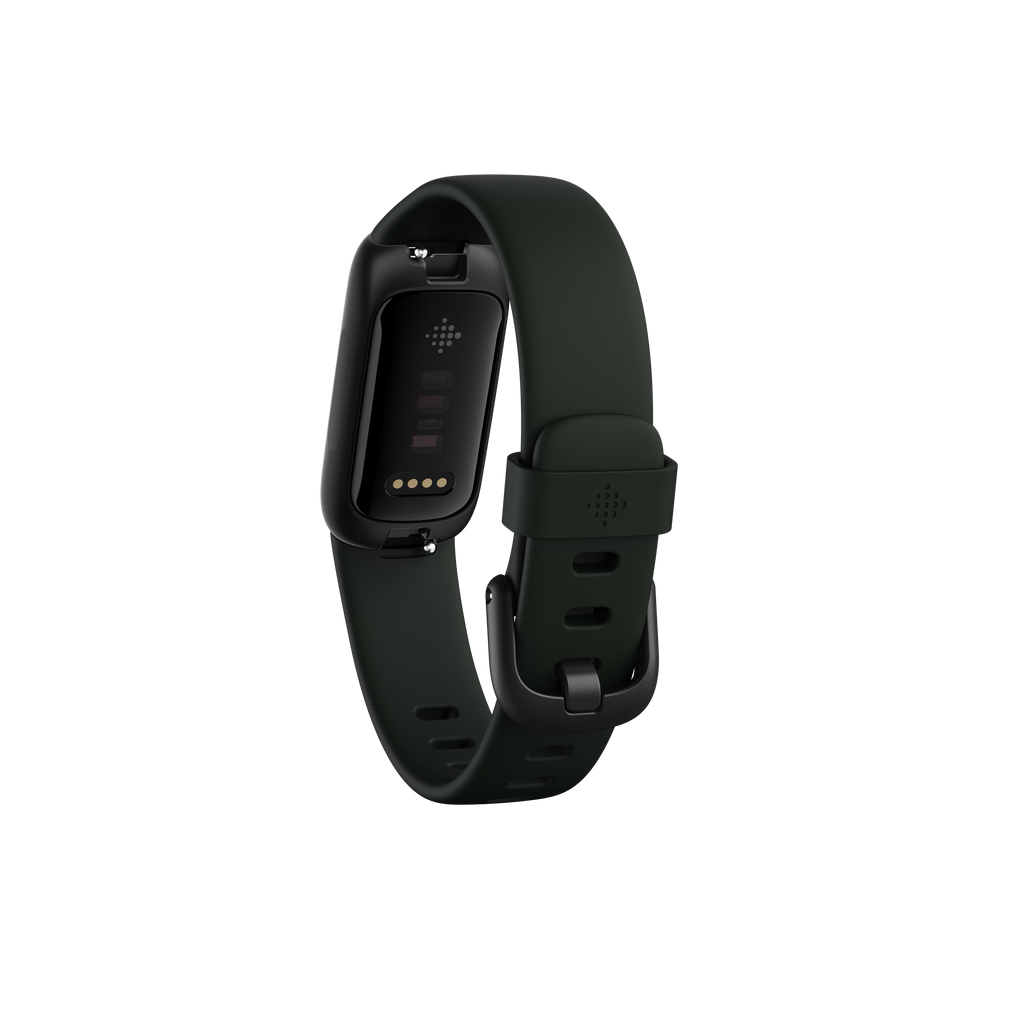 Fitbit Inspire 3, Midnight Zen-Black, angled back