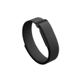 Google Fitbit Air, Obsidian, angled front right