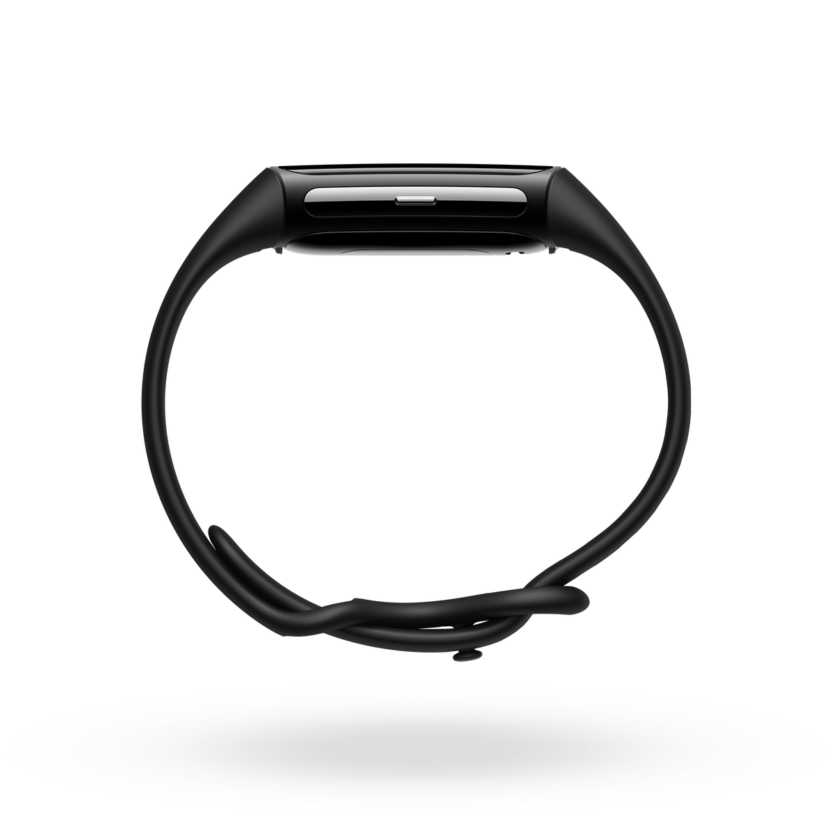 Fitbit Charge 6, Obsidian Band - Black Aluminum Case, profile