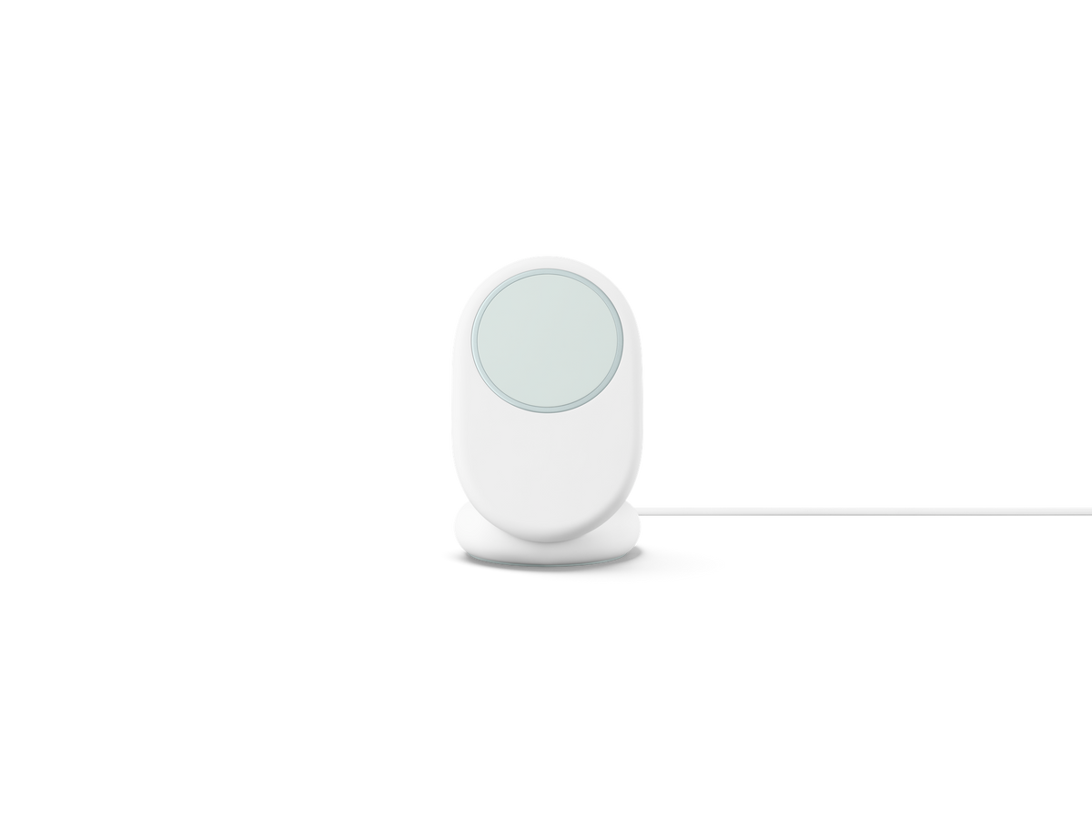 Google Pixelsnap Charger with Stand, Snow, front