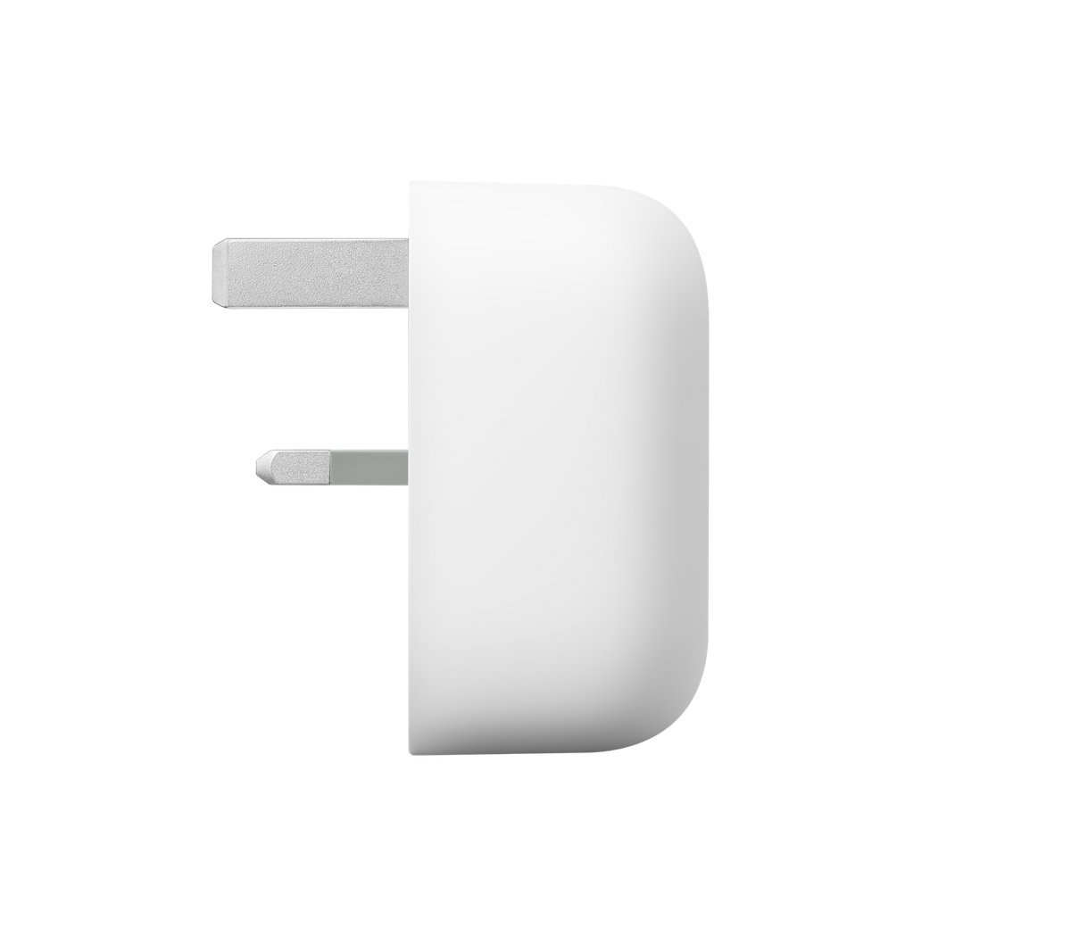Pixel Flex Dual Port 67 W USB-C Fast Charger, Snow, side