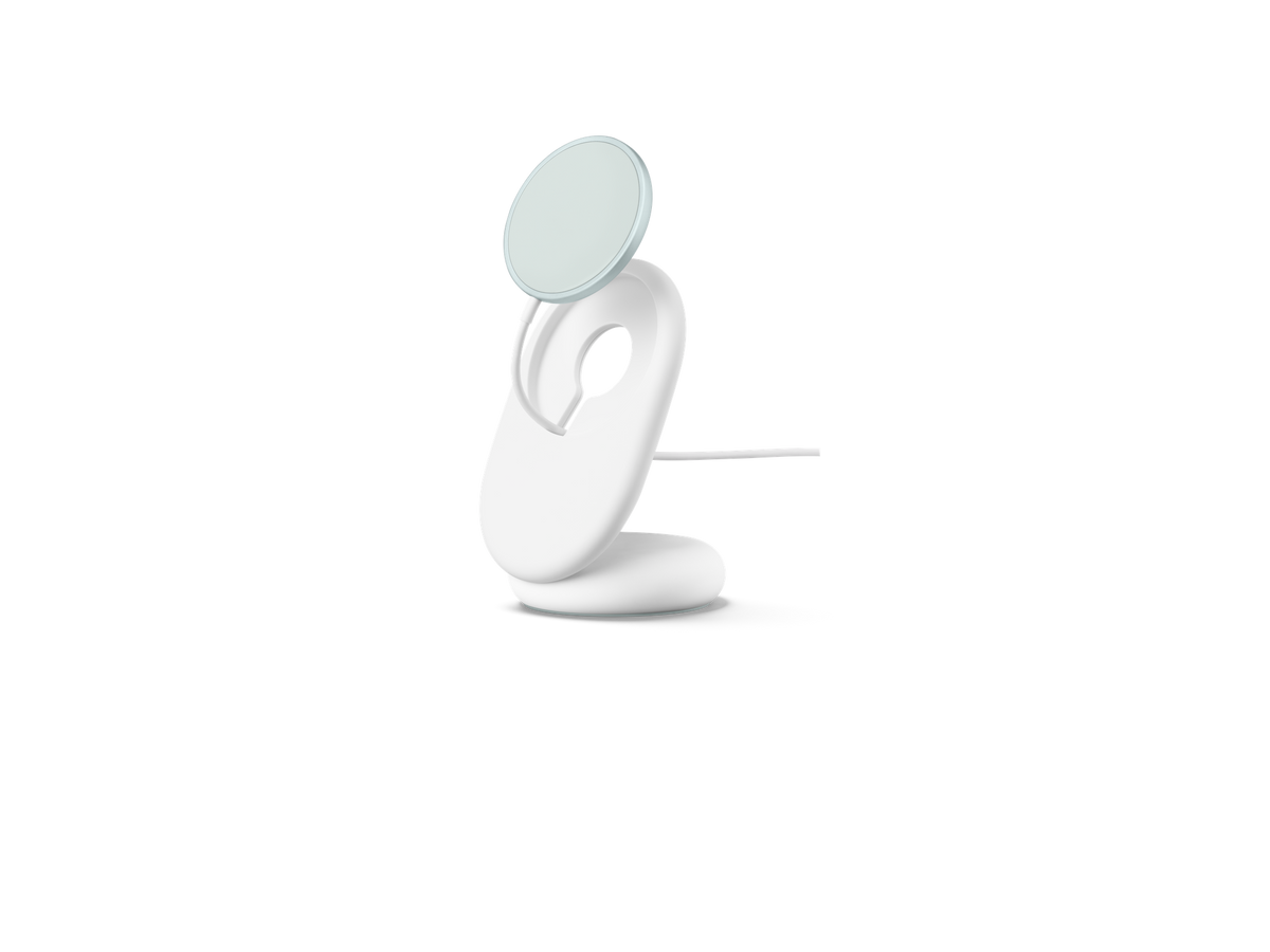 Google Pixelsnap Charger with Stand, Snow, floating_fltq