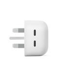 Pixel Flex Dual Port 67 W USB-C Fast Charger, Snow, bot